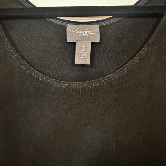 Travelers asymetrical hem stretch jersey pullover dress - Picture 4 of 5